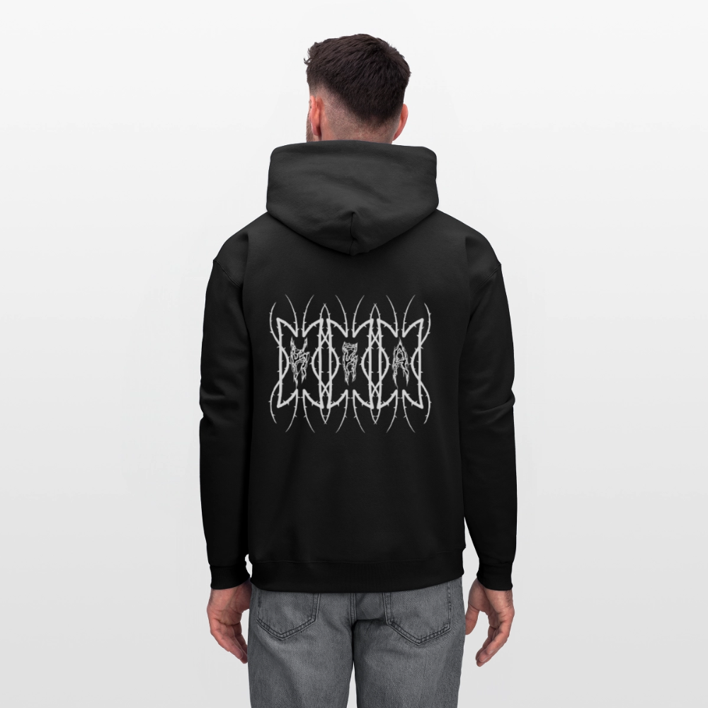 Who The F Is U Men's Hoodie - black