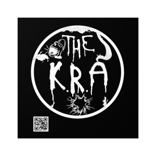 The K.R.A Square Stickers, Indoor\Outdoor