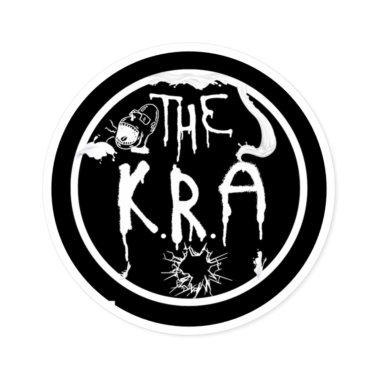 The K.R.A Round Stickers, Indoor\Outdoor
