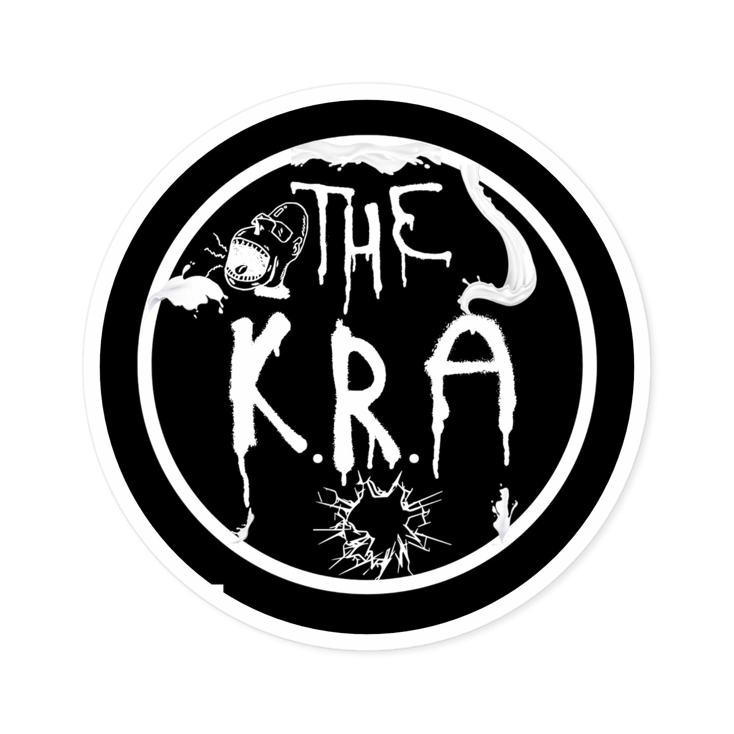 The K.R.A Round Stickers, Indoor\Outdoor