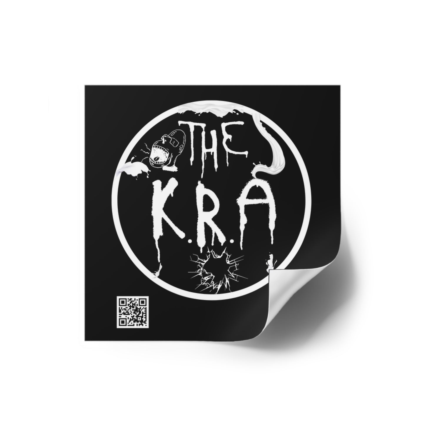 The K.R.A Square Stickers, Indoor\Outdoor
