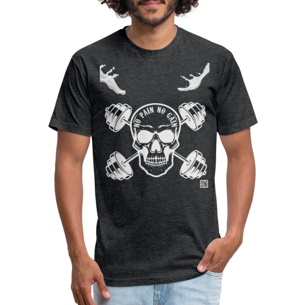 No Pain No Gain (T-Shirt) by The K.R.A - heather black