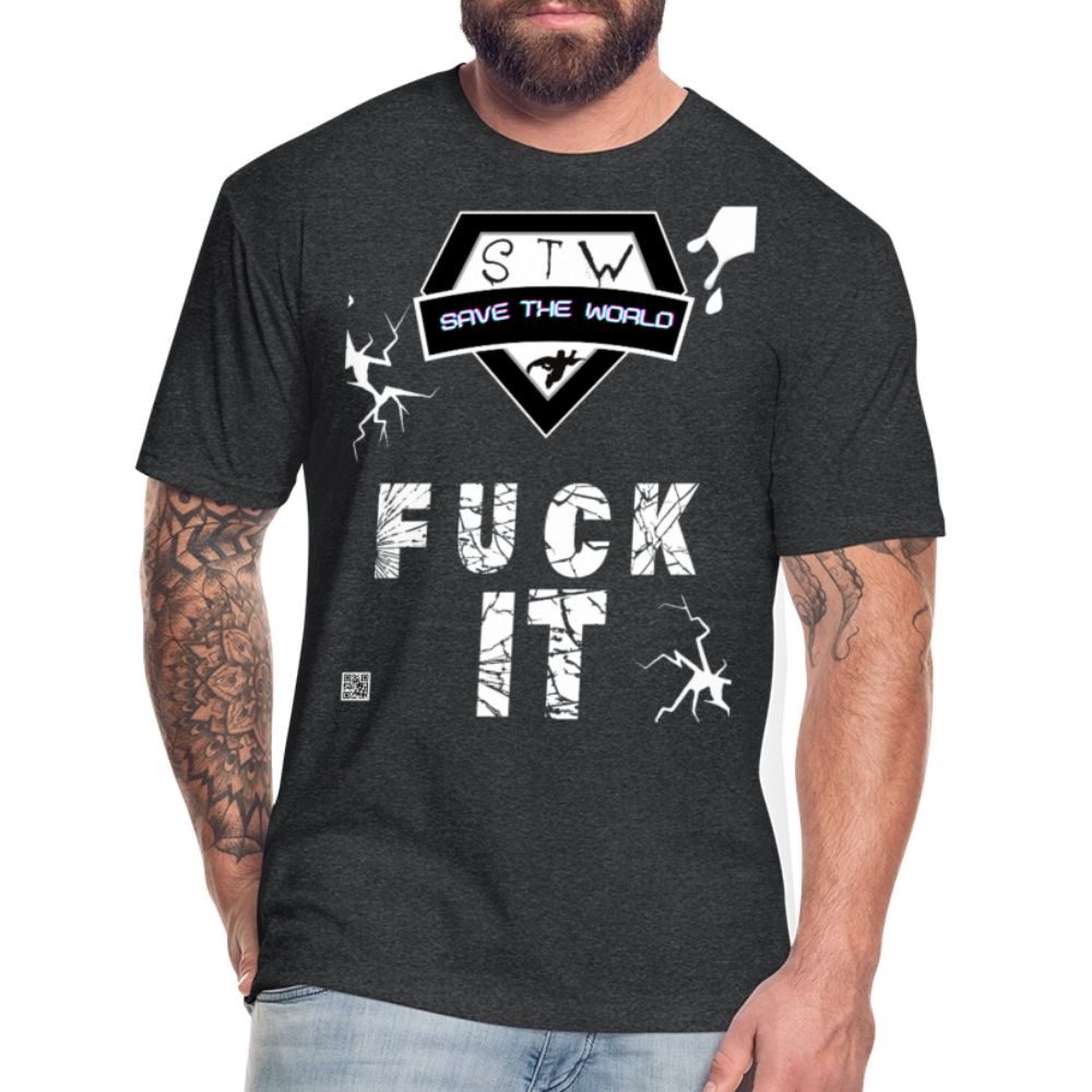 Save The World (T-Shirt) by The K.R.A - heather black