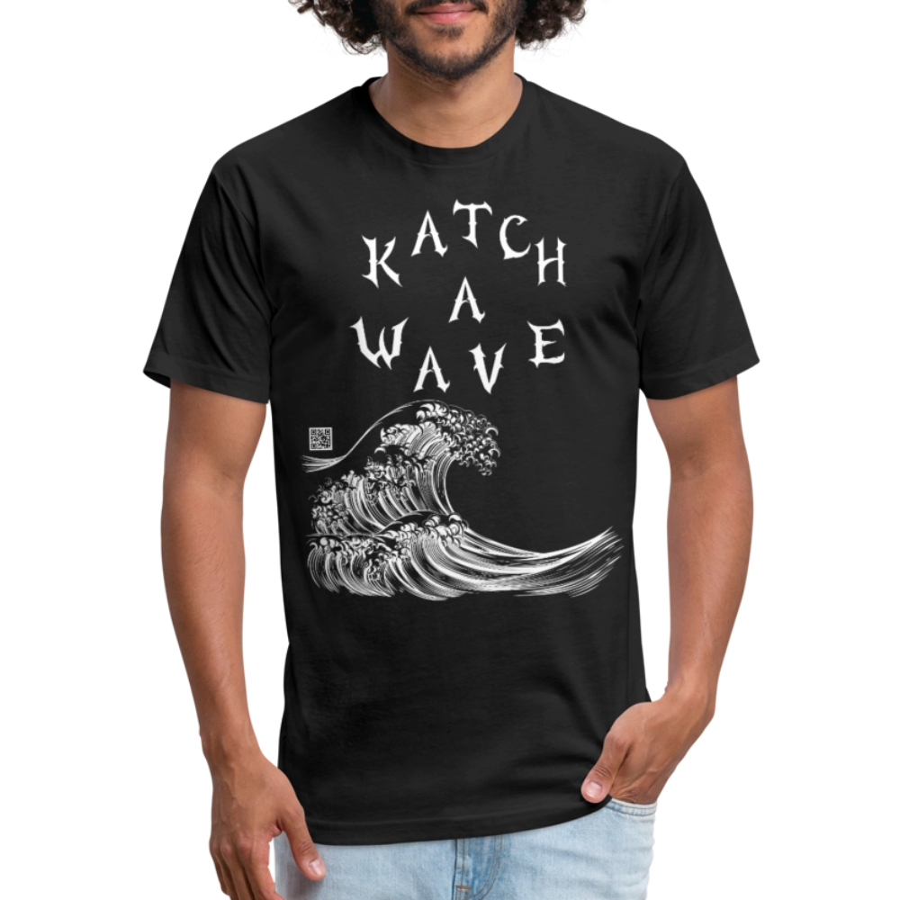 Katch A Wave (T-Shirt) by The K.R.A - black