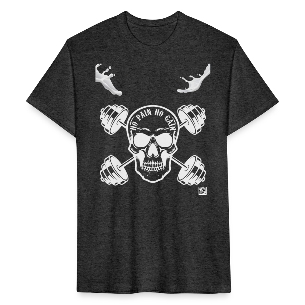 No Pain No Gain (T-Shirt) by The K.R.A - heather black