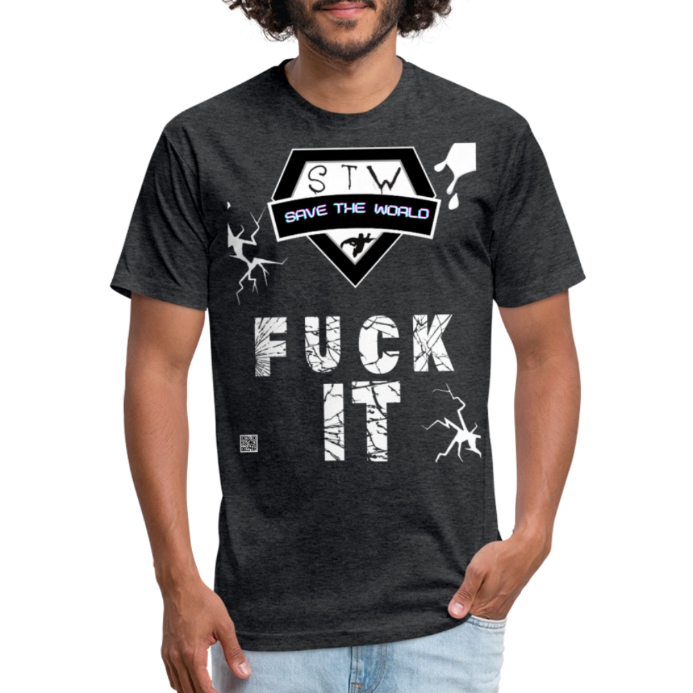 Save The World (T-Shirt) by The K.R.A - heather black