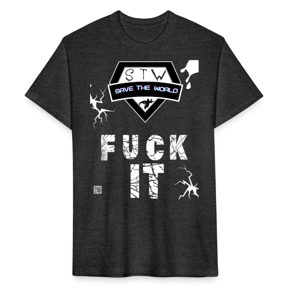 Save The World (T-Shirt) by The K.R.A - heather black