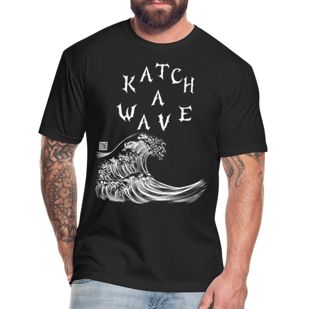 Katch A Wave (T-Shirt) by The K.R.A - black