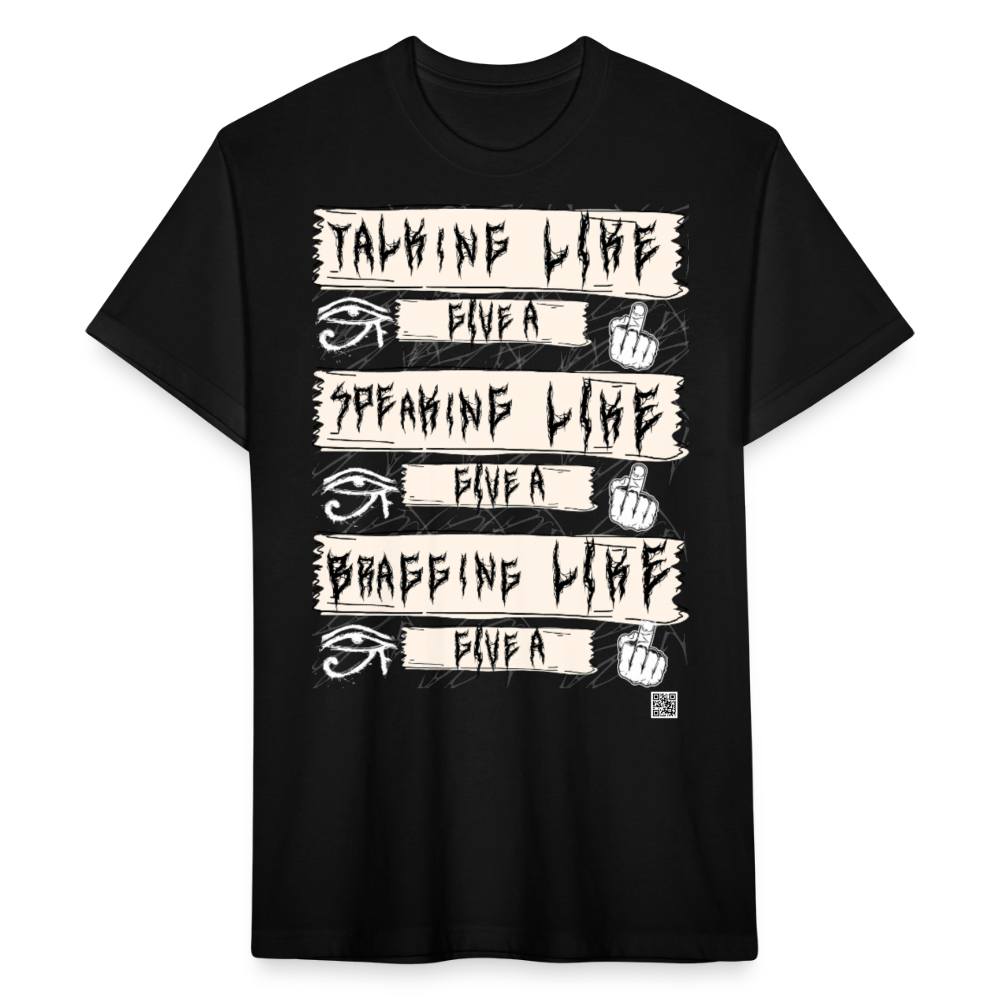 Give A  F (T-Shirt) by The K.R.A - black