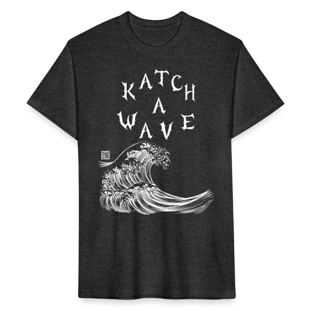 Katch A Wave (T-Shirt) by The K.R.A - heather black