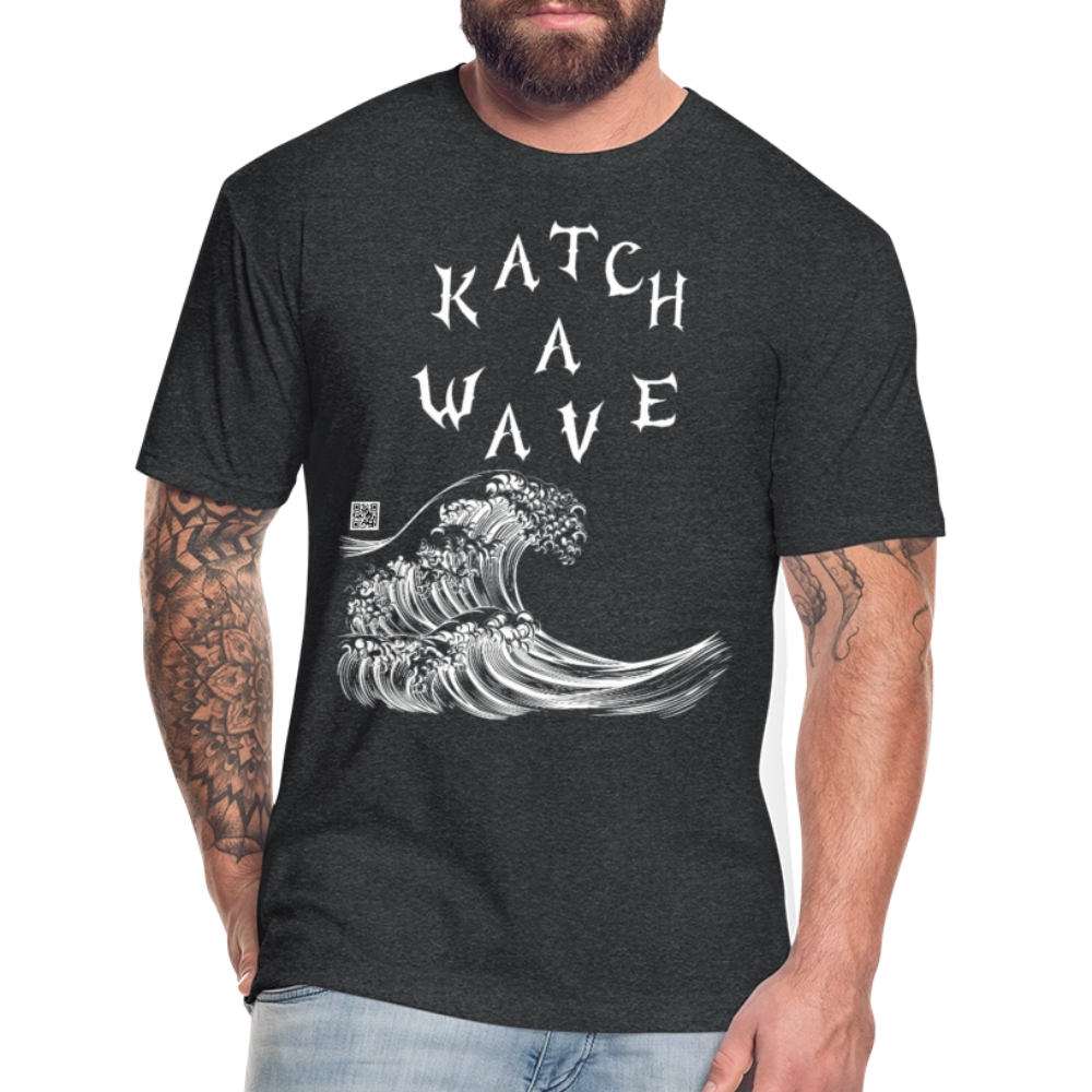 Katch A Wave (T-Shirt) by The K.R.A - heather black
