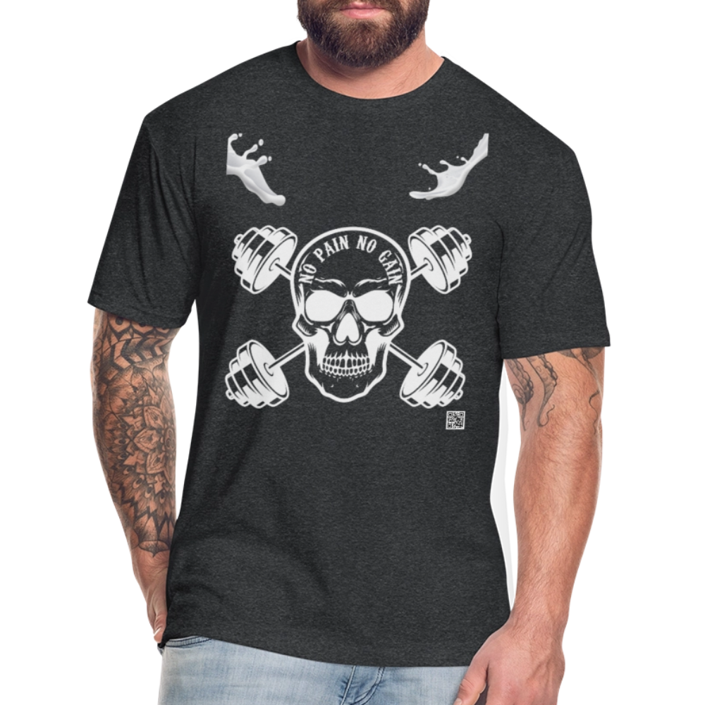 No Pain No Gain (T-Shirt) by The K.R.A - heather black
