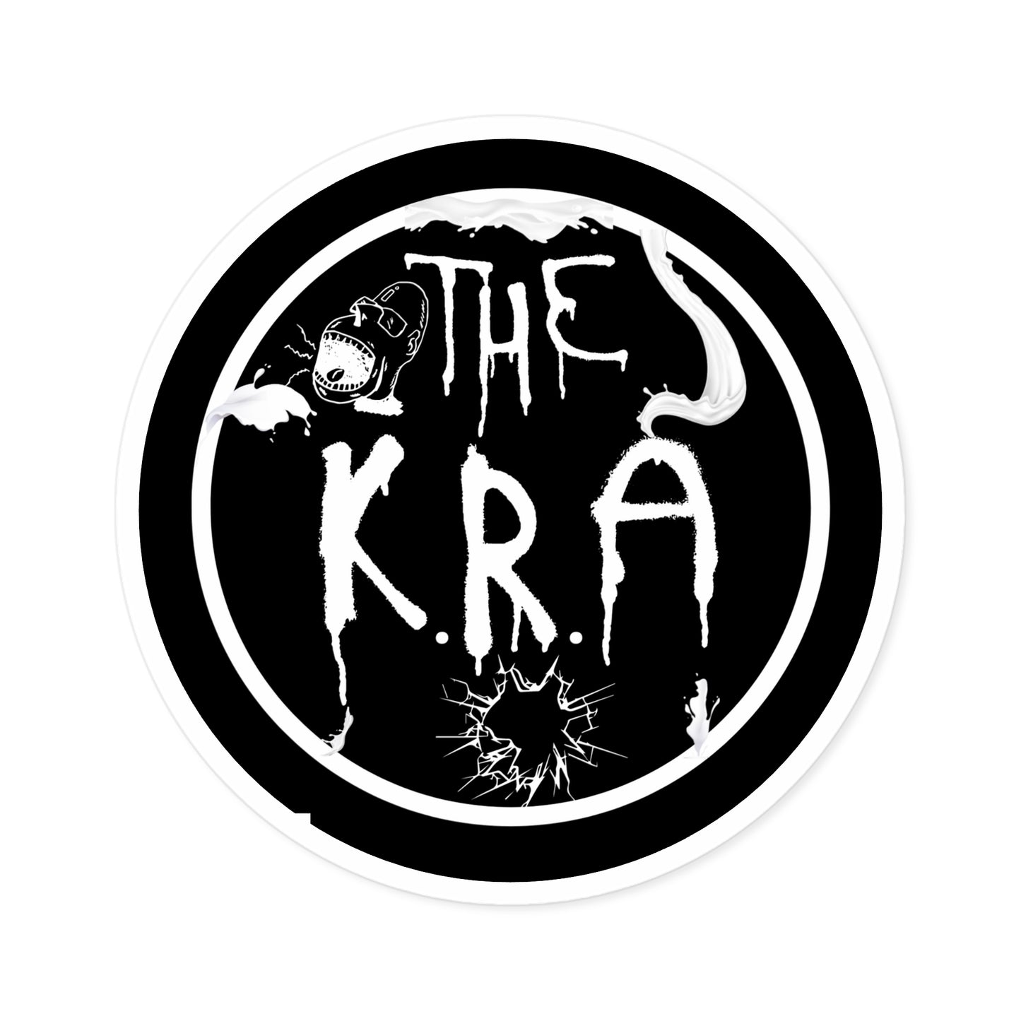 The K.R.A Round Stickers, Indoor\Outdoor