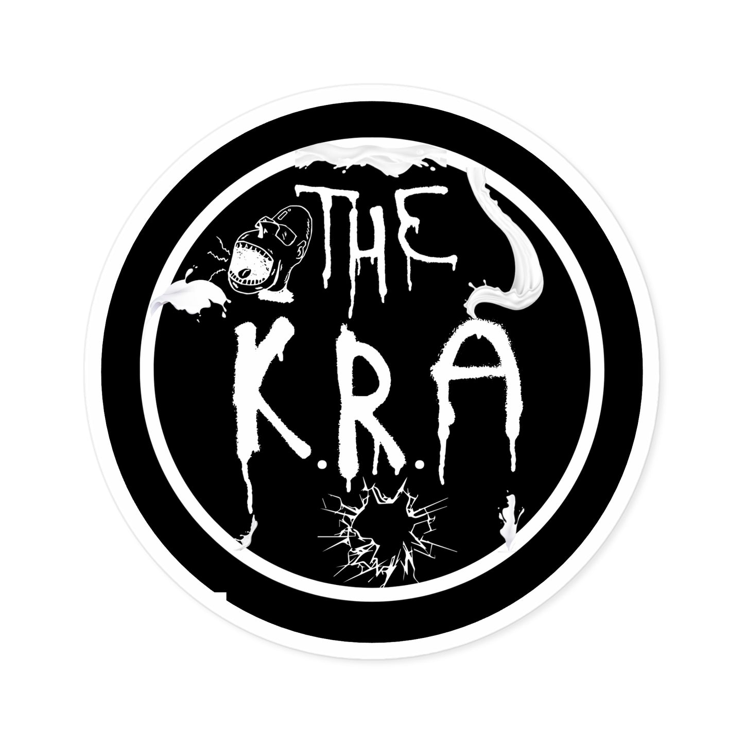 The K.R.A Round Stickers, Indoor\Outdoor