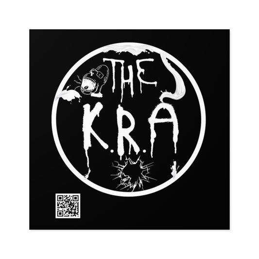 The K.R.A Square Stickers, Indoor\Outdoor