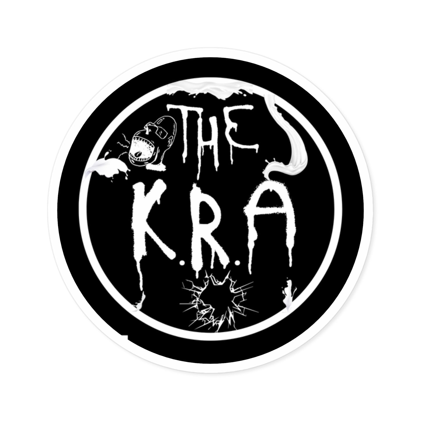 The K.R.A Round Stickers, Indoor\Outdoor