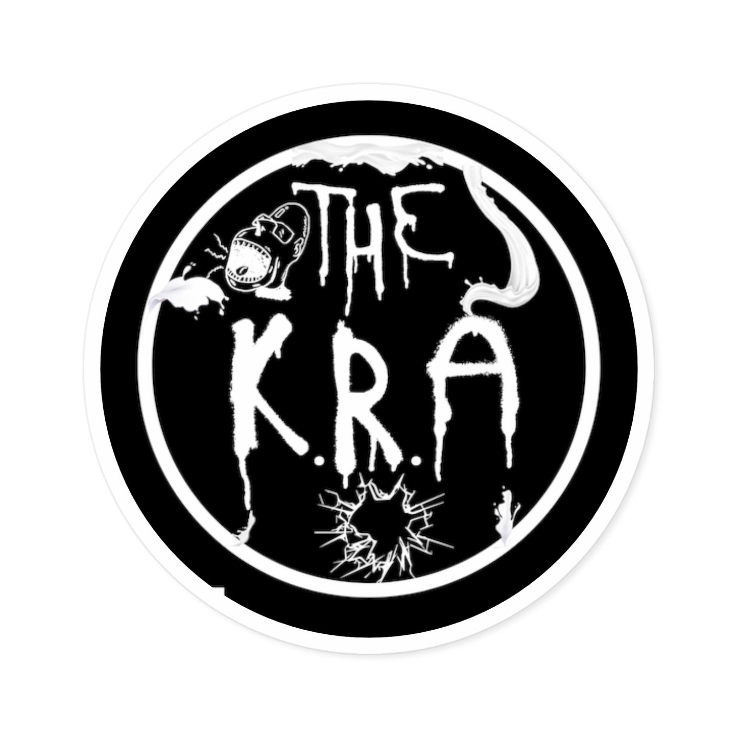 The K.R.A Round Stickers, Indoor\Outdoor