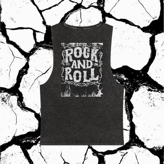 Rock and Roll Stonewash Tank Top