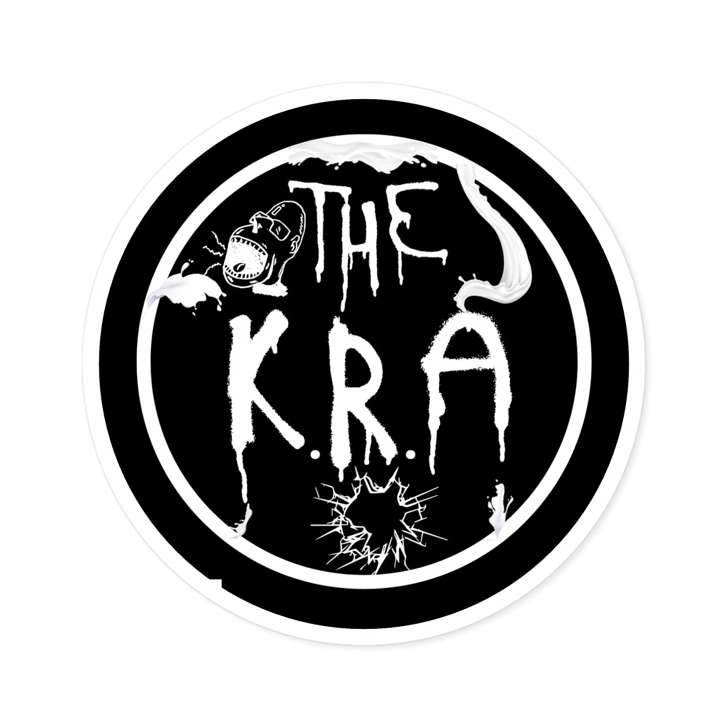 The K.R.A Round Stickers, Indoor\Outdoor
