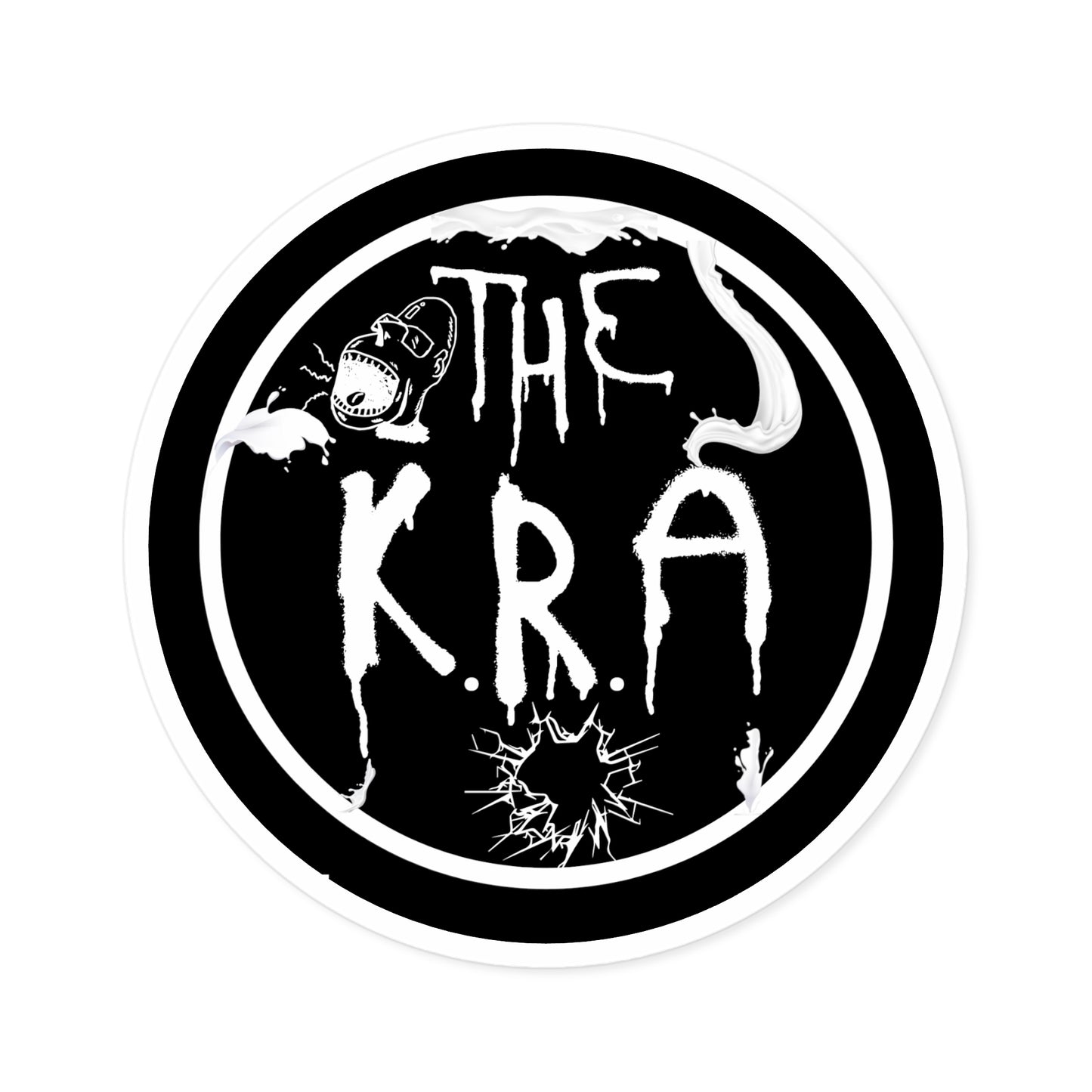 The K.R.A Round Stickers, Indoor\Outdoor