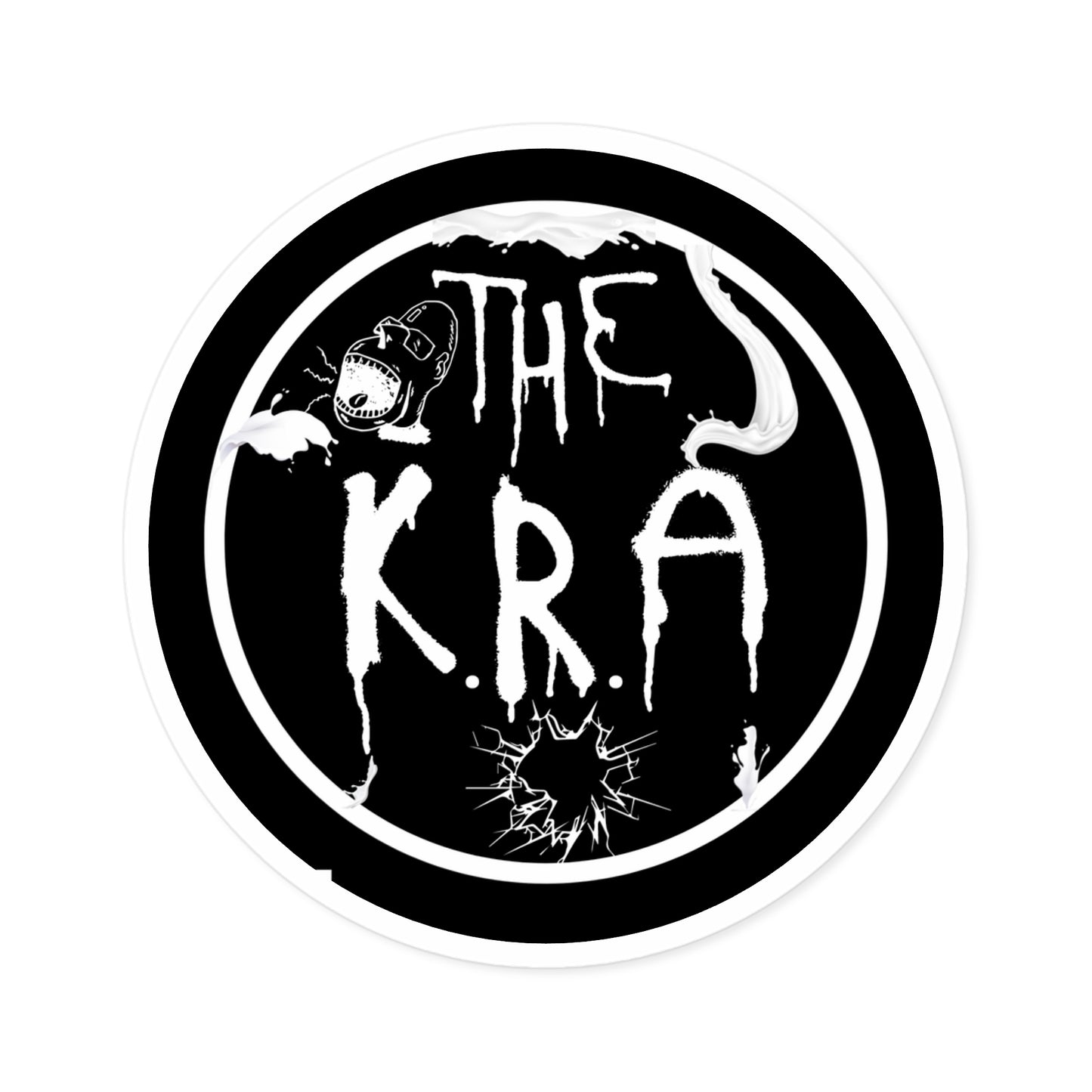 The K.R.A Round Stickers, Indoor\Outdoor