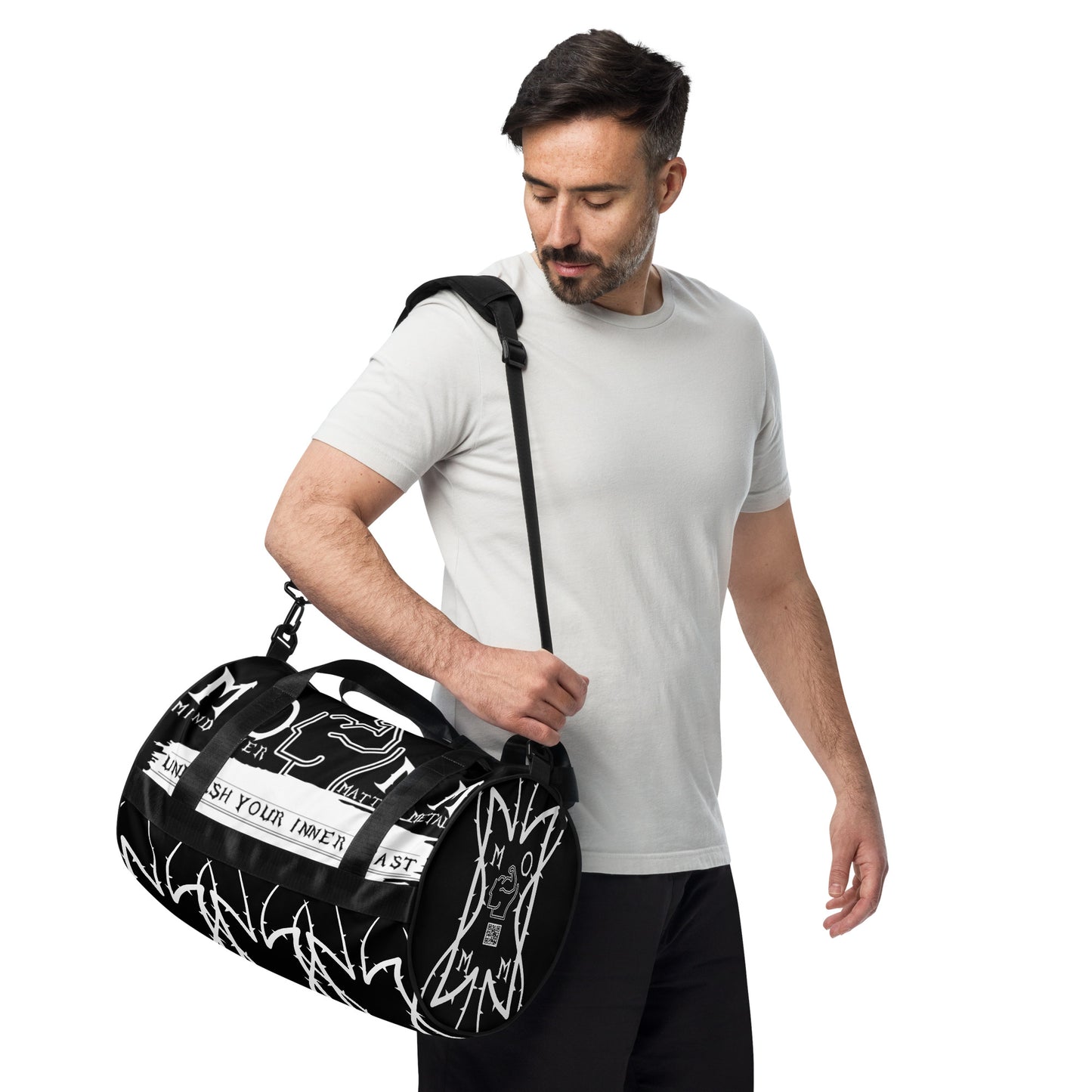 MOMM All-over print gym bag