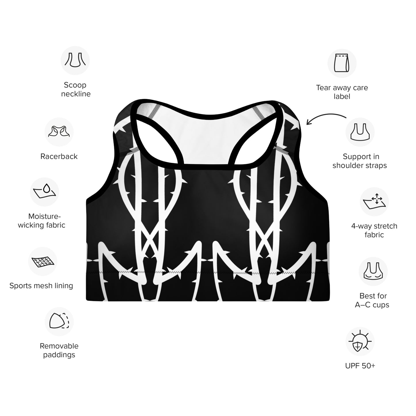 MOMM Padded Sports Bra