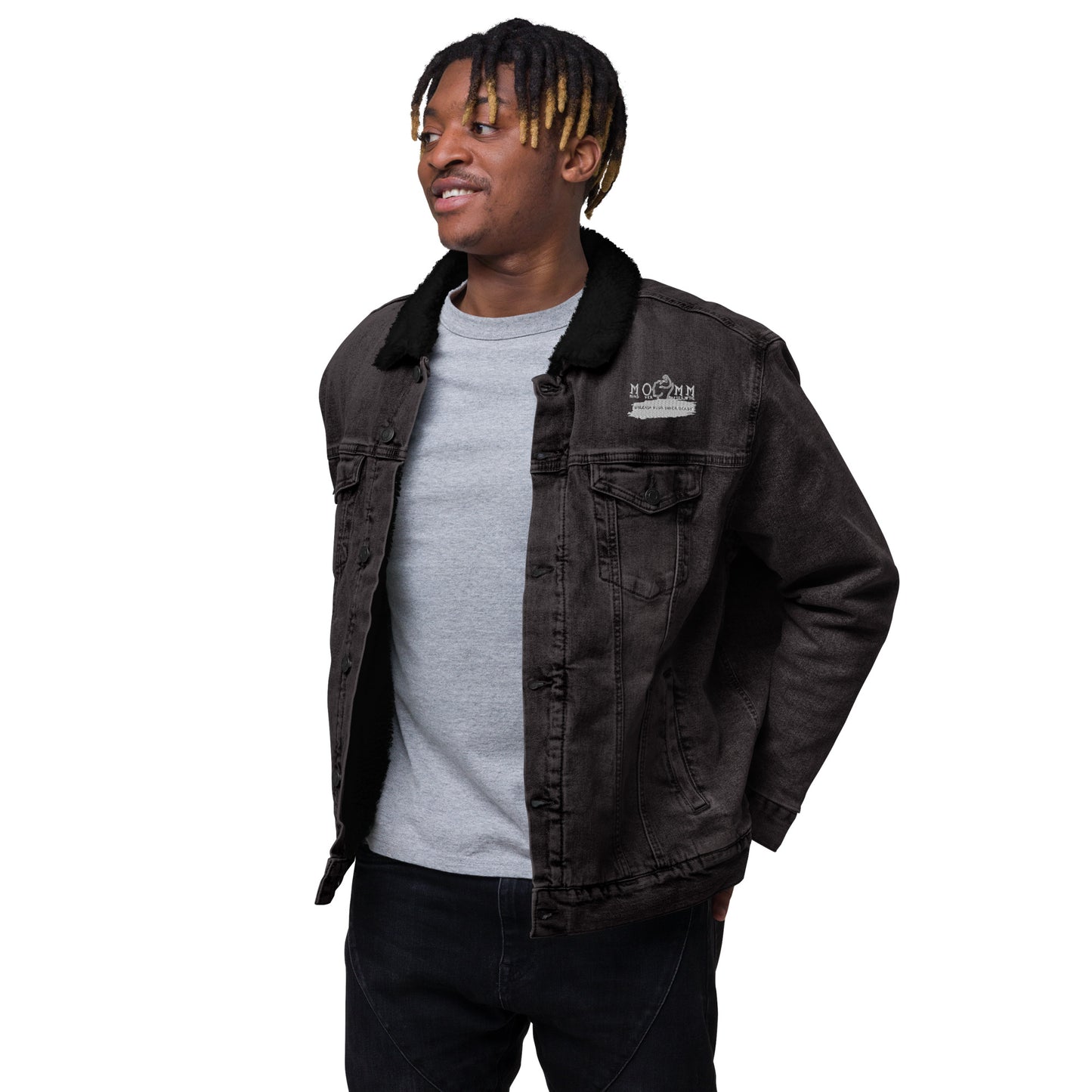 MOMM Unisex denim sherpa jacket